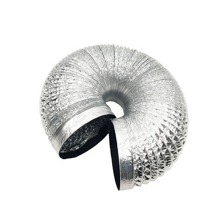 Ventilation System of Fermented Bean Curd Production Workshop Durable Aluminum Foil Duct