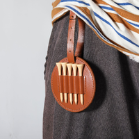 Accessoires de golf haut de gamme, sac de rangement pour tees de golf écologiques et portables pour les entraîneurs de golf