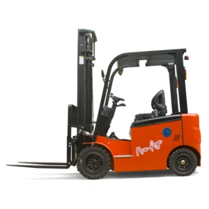 4 wheels hydraulic fork lift truck 2.5 ton capacity electric forklift truck with CE for sale