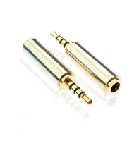Prise femelle 3.5mm vers prise mâle 2.5mm Adaptateur audio 4 pôles