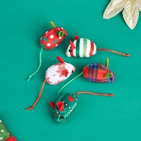 Jouet de chat en peluche cataire de Noël en gros pour Noël