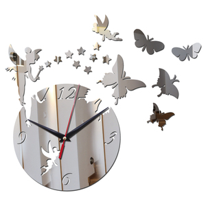 Decorazioni per la casa <span class=keywords><strong>grande</strong></span> <span class=keywords><strong>orologio</strong></span> a specchio di lusso 3d adesivi a farfalla fai <span class=keywords><strong>da</strong></span> te <span class=keywords><strong>orologio</strong></span> <span class=keywords><strong>da</strong></span> <span class=keywords><strong>parete</strong></span> in acrilico quarzo analogico soggiorno 2023 nuovo Design - Product Image 5
