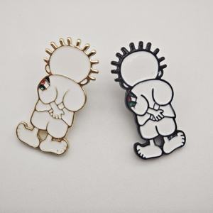 Personalizado Palestina gato perro béisbol lujo <span class=keywords><strong>Crocs</strong></span> esmalte fabricantes diseño personalizado solapa sombrero Pin - Product Image 2