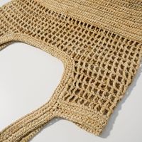 Nouveau Sac à Bandoulière en Paille Tressée Haut de Gamme 2026 pour Femme – Style Urbain Simple, Polyvalent, Idéal Plage et Vacances d'Été
