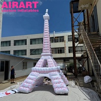 Modèle de tour gonflable réaliste, tour gonflable géante pour la publicité et la décoration d'événements
