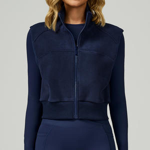 Giacca da donna di nuovo arrivo giacca sportiva senza maniche in pile con cerniera calda da donna - Product Image 4