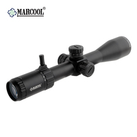 Lunette de tir tactique longue portée Marcool 4.5-18x44, étanche, avec tourelle de réglage à point mort, en aluminium, optique