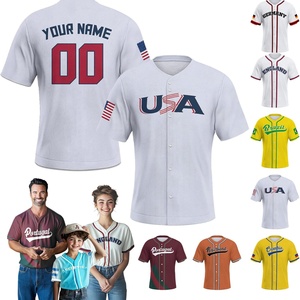 Conjuntos de Camisetas de Béisbol Personalizadas con Diseño de Calavera de Venezuela, Impresión por Transferencia de Calor, 180g, Cortas, Anti-Humedad, Antibacterianas, Anti-UV - Product Image 1