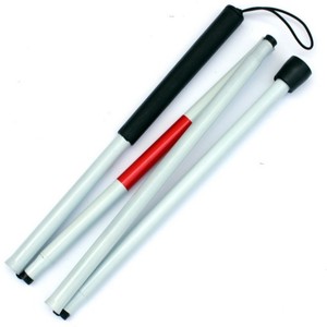 Aluminum Alloy Guide Cane 16mm Diameter Folding With Reflective Strip For Blind <b>Walking</b> - Product Image 5