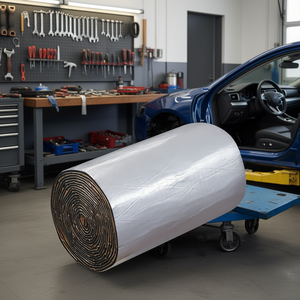 Tapis insonorisant automobile 200 mil 36 pieds carrés en mousse avec feuille d'aluminium double couche, panneau thermique étanche pour l'intérieur de la voiture - Product Image 2