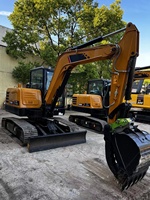 Excavator Hidrolik SY60C Pengoperasian yang Mudah untuk Pekerjaan Pembangunan Taman dan Renovasi Perkotaan
