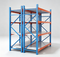 Étagère à palettes empilable en acier robuste pour entrepôt, rayonnage industriel pour stockage de marchandises, taille personnalisée, étagère de stockage commerciale
