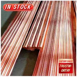 High Quality 99.9% Purity Copper Rod Copper Rod Solid Copper Rod Metal Materials For Industry