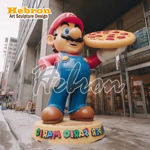 Escultura Decorativa Navideña de Anime Pintada a Mano y Personalizada de Fábrica, Estatua de Resina de <span class=keywords><strong>Mario</strong></span> <span class=keywords><strong>Bros</strong></span> en 3D - Product Image 2