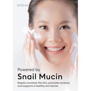 Missha Cell Renew Snail Foaming Cleanser 100 ml Nettoyant moussant pour le visage à base d'extrait d'escargot Nettoyage en profondeur pour tous types de peaux - Product Image 2