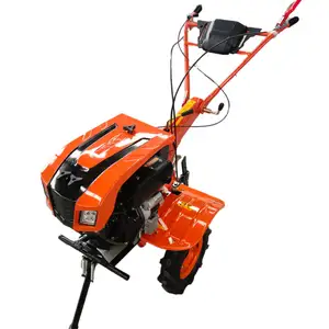 Máy Cày Đi Bộ Phía Sau 6HP Máy Cày Chạy Điện Máy Cày Mini Động Cơ Diesel