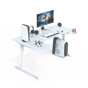 Hiện đại Ergonomic điện chiều cao-có thể điều chỉnh bàn với Thông Minh khung đứng l-hình dạng bảng quản lý - Product Image 4