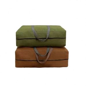Large Capacity Storage Bag Heavery Duty Canvas Bag Waterproof Bedding Clothes Moving Storage Bags With Reinforced Zipper - Product Image 1