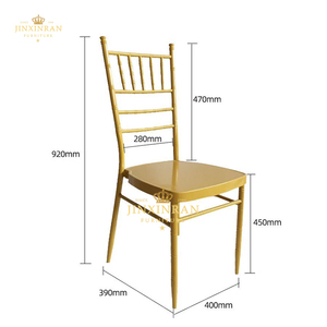 Vente en gros de chaises empilables de <span class=keywords><strong>chevalerie</strong></span> d'hôtel chaises Tifanny de mariage en plastique pour événement - Product Image 6