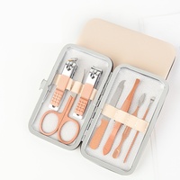 Lot de 7 ou 13 pièces – Kit de manucure et pédicure Matcha vert 7-en-1 – Coupe-ongles, tondeuse, kit de toilettage, boîte de soins des ongles – Vente en gros