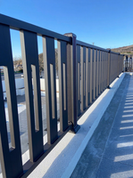 Valla, Rejilla, Puertas, Barandillas para Terrazas y Escaleras de Aluminio de Primera Calidad para Exteriores, con Recubrimiento en Polvo, Personalizables, Modelado 3D