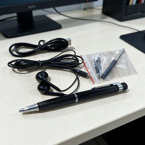 เครื่องบันทึกเสียงแบบปากกาโลหะพกพา พร้อมระบบลดเสียงรบกวน HD ใช้งานง่ายด้วยปุ่มเดียว ฟังก์ชั่นถอดเสียงออกเป็นข้อความ สำหรับการประชุมทางธุรกิจและการเรียน - Product Image 4