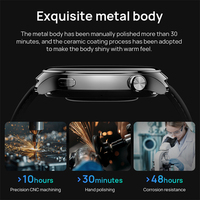 Montre connectée Mibro Watch Lite 3 Pro Global Edition de haute qualité, écran AMOLED de 1,32 pouce, GPS, étanche 5ATM, montre connectée élégante
