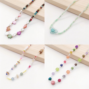 251102 TTM XUPING Collection de Colliers de Perles en Gros Chaîne en Acier Inoxydable pour Femme Bijoux Fantaisie Colorés et Polyvalents - Product Image 5