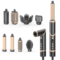 Styler électrique pliable 8 en 1, puissant 1400W, avec diffuseur, sans dommages, support OEM, marque privée
