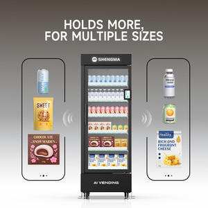 Máquina Expendedora Inteligente Shengma con IA, Venta Minorista Sin Supervisión 24/7, Capacidad de 570L, Habilitada para 4G LTE, Pago con Tarjeta/Escaneo, Monitoreo Remoto, Metálica - Product Image 3