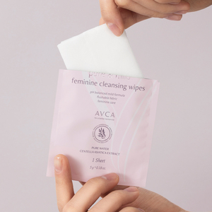 Toallitas de Limpieza Femeninas AVCA Pure Bubble, 5g, 40 Unidades, Material No Tejido, Ácido Láctico, Extractos de Centella Asiática, Portátiles - Product Image 5