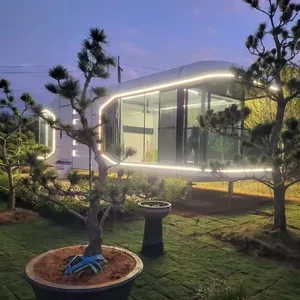 China Luxus-Space-Kapsel-Hotelkabine Containerhaus fertighaus mobiles Tiny House Stahl-Schlafbedarf für den Außenbereich China Produkte