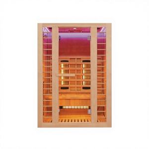 Sauna Infrarroja de Espectro Completo para 1 Persona, Diseño Moderno, de Madera Sólida de Hemlock de Alta Calidad, para Uso Doméstico, con Control por Computadora, en Oferta - Product Image 3