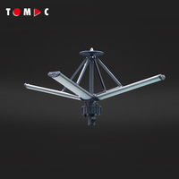 Projecteur LED portable rechargeable TOMAC pour extérieur, 240W, 22000Lm, avec trépied de 3,0M