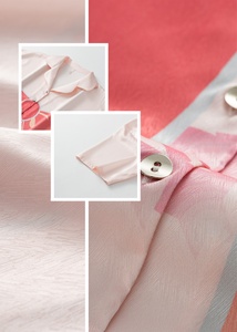 Pigiami in Seta Satinata per Donne con Stampa a Fiocco ad Asciugatura Rapida, Stile Pakistano - Product Image 3
