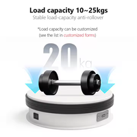 Plateau tournant électrique pour photographie 15 cm, support rotatif à 360 degrés pour accessoires, tournage vidéo, diffusion en direct, présentoir - BKL