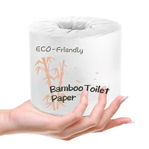 Milieuvriendelijk 4-laags Wc-Papierrollen Septisch Veilige Maagd-En Bamboepulpfabrikant Papel Higienico Toilettissues - Product Image 6