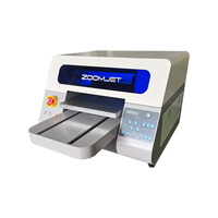 Zoomjet Uv A3 numérique Uv imprimante DTF à plat Machine d'impression d'autocollants d'étiquettes avec 2 têtes d'impression Xp600