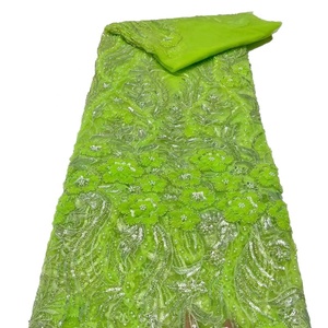 Dernière Broderie <span class=keywords><strong>Suisse</strong></span> Voile Dentelle Tissu Sequin Français Dentelle Coton Dentelle pour Dame Vêtement - Product Image 1