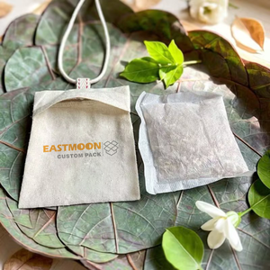 Bolsa de Microfibra Personalizada al por Mayor, Bolsa de Embalaje para Cosméticos y Joyería, Bolsa con Cordón de Mezcla de Algodón y Lino con Logotipo - Product Image 2