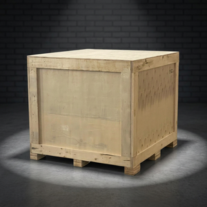 High Quality Custom Logo Recyclable Solid Box Wooden Shipping <b>Crate</b> Overflow Foldable Stackable 40 CB Wholesale Low MOQ Vietnam - Product Image 1