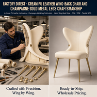 Nouvelle Chaise de Salle à Manger Design Luxe Léger, Style Nordique, Dossier Confortable, Moderne et Simple pour Restaurant