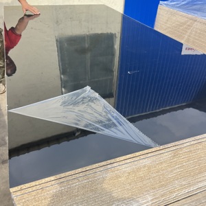 Chất lượng cao 12200*2440mm UV trắng bóng <span class=keywords><strong>melamine</strong></span> ván dăm cao bóng Loại sản phẩm - Product Image 2