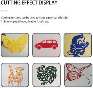 15W Co2 Laser Engraving Cutting Machines Wireless APP Desk Printing Making for Plywood Wood Leather Metal Jewelry - Product Image 4