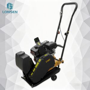 เครื่องบดอัดดินแบบแผ่นแก๊สโซลีน C100T ความเร็วในการเคลื่อนที่ 20 เมตร/นาที ขนาด 92*48*70 ซม. - Product Image 2