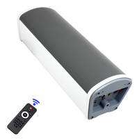 Altavoz de Columna de Aluminio HY-HQ220BT de Alta Calidad de 5 Pulgadas con Bluetooth, Altavoces para Exteriores/Jardín de 20W para Uso en Exteriores