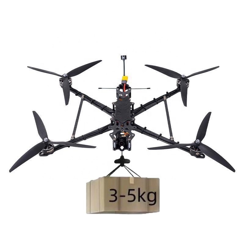 10 Inch M10Q Remote Control FPV Racing Drone 4K HD Camera 10km Range 4-axis Brushless Foldable Large Payload Long Flight Time