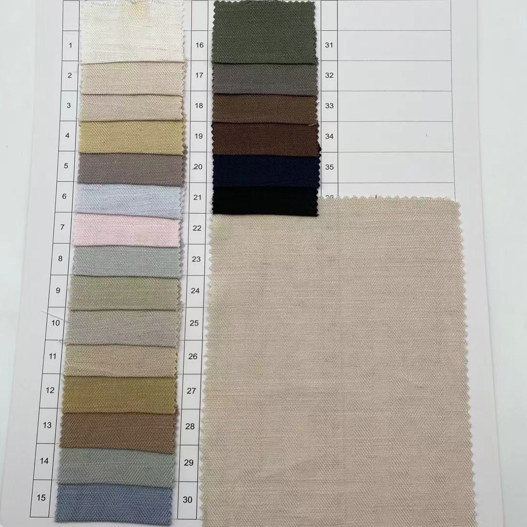 High Quality Twill Rayon Nylon Fabric High Density Woven Fabric Soft Shirt Dress Fashion Pants Cloth