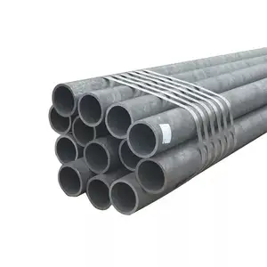 Hot Sale Cold Drawn Astm A106 A53 API 5L X42 St37 St52 Seamless Carbon Steel Round Pipe For Pipeline