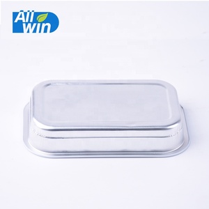Qualité alimentaire 320ml jetable boîte à lunch de nourriture de ligne aérienne de <span class=keywords><strong>papier</strong></span> d'aluminium d'emballage <span class=keywords><strong>cocotte</strong></span> - Product Image 1